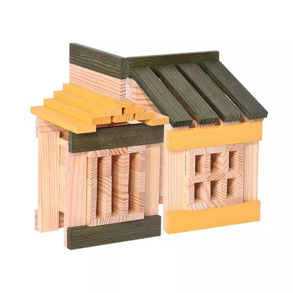 KAPLA Construction Building Blocks - 75 Spider Set - Wooden Case