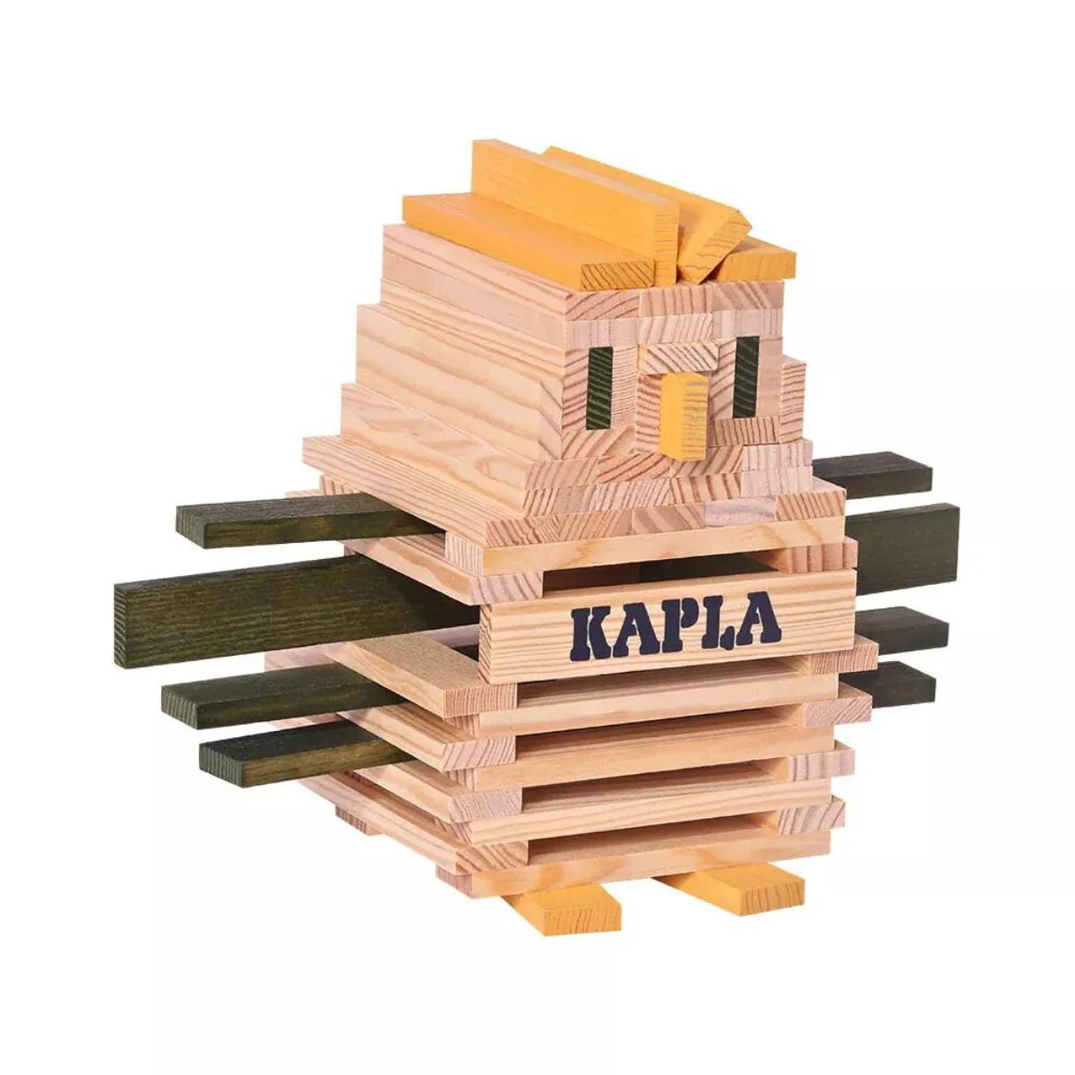 KAPLA Construction Building Blocks - 75 Spider Set - Wooden Case