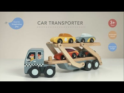 Tender Leaf Wooden Car Transporter