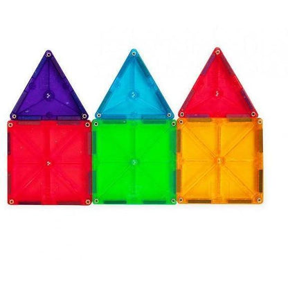 100 Piece Clear Colours Magna-Tiles - MagnaTiles - Hugs For Kids