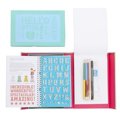 Lovely book of Lettering - Tiger Tribe - Hugs For Kids